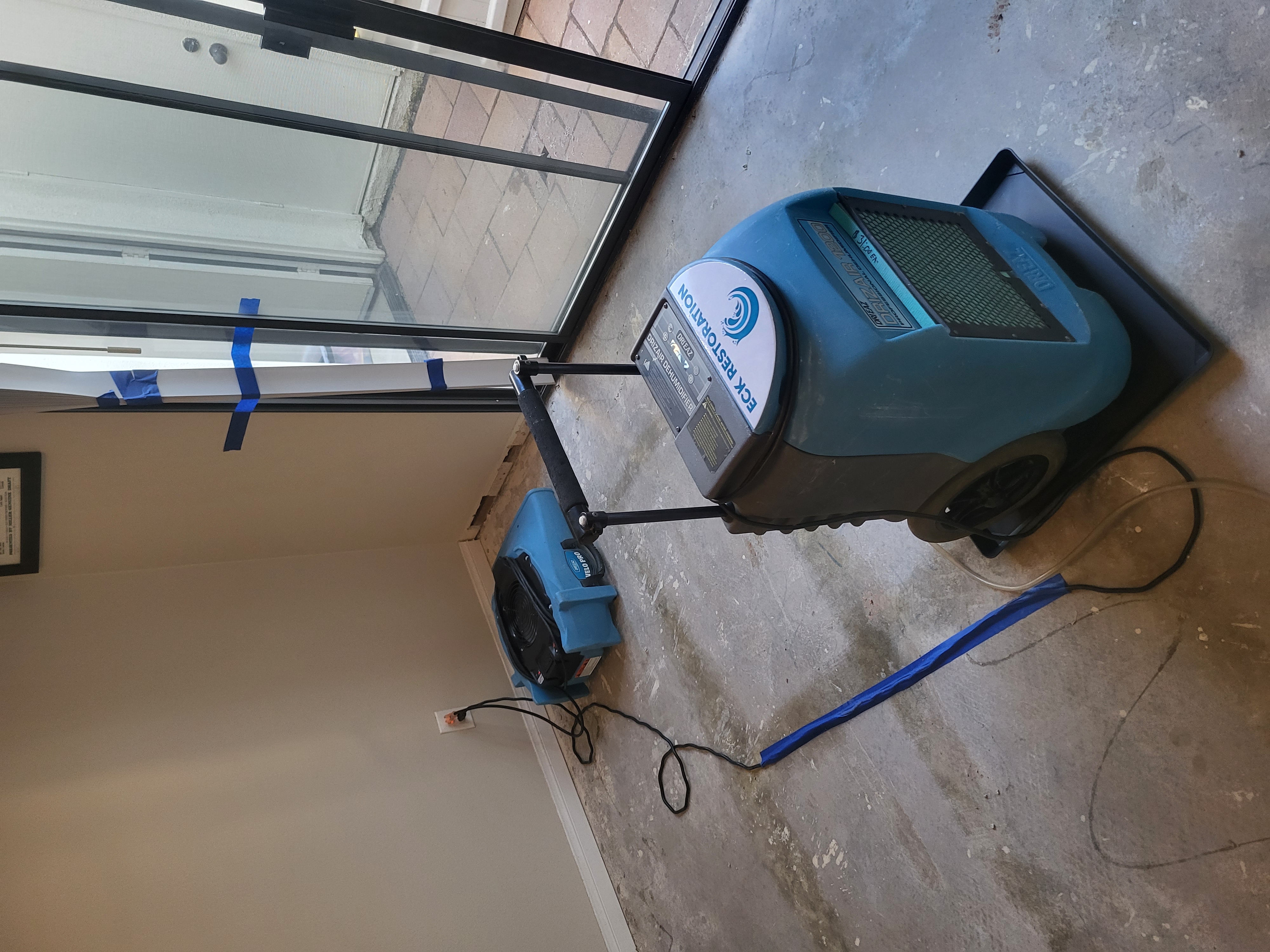 Professional dehumidifier equipment for water damage drying